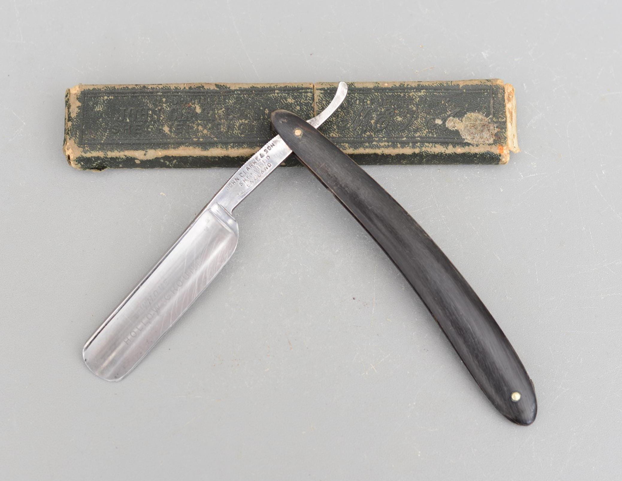 Vintage John Clarke & Son Sheffield England Straight Razor - Etsy