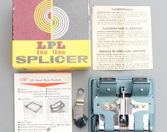 Vintage LPL Film Splicer 8mm 16mm Boxed Made in Japan