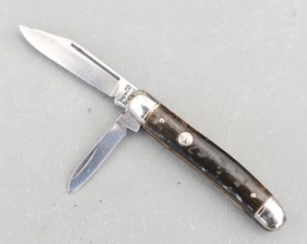 Vintage Imperial Crown England Folding Pocket Tool Penknife