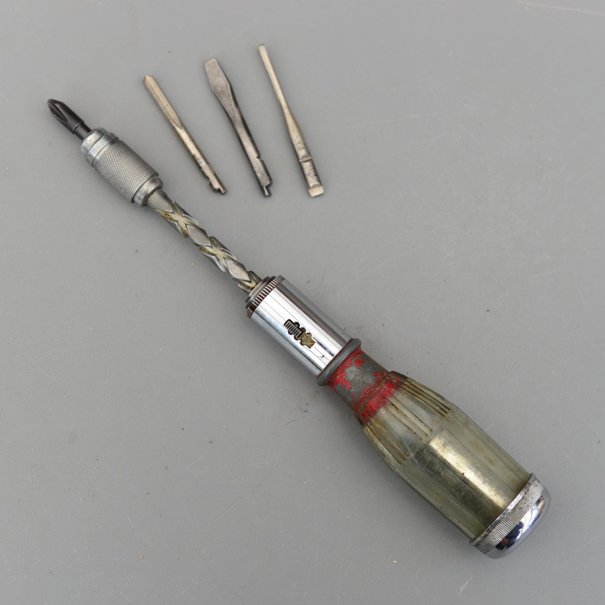 当時物　ハンドコントロールワーキングライト STANLEY トラッキン　メッキ Vintage STANLEY 