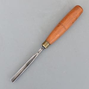 Vintage S.J.Addis England Snideri V-verktyg nr 40 / Mejsel, träsnideri, skulptör, gravör