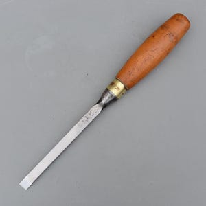 Scalpello vintage W.Marples & Sons Sheffield Inghilterra 13 mm Bosso