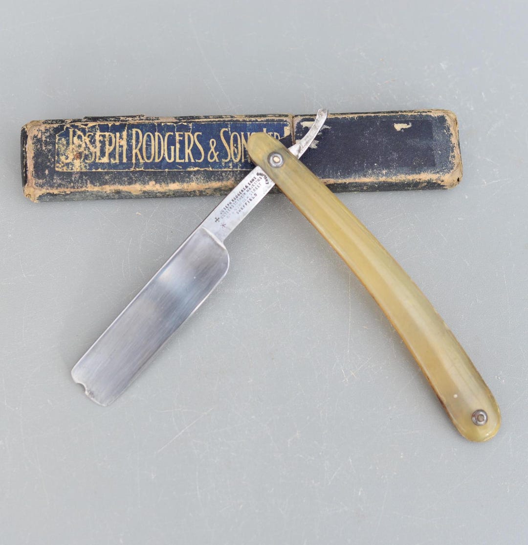 Vintage Rare Joseph Rodgers & Sons Sheffield Straight Razor Wedge
