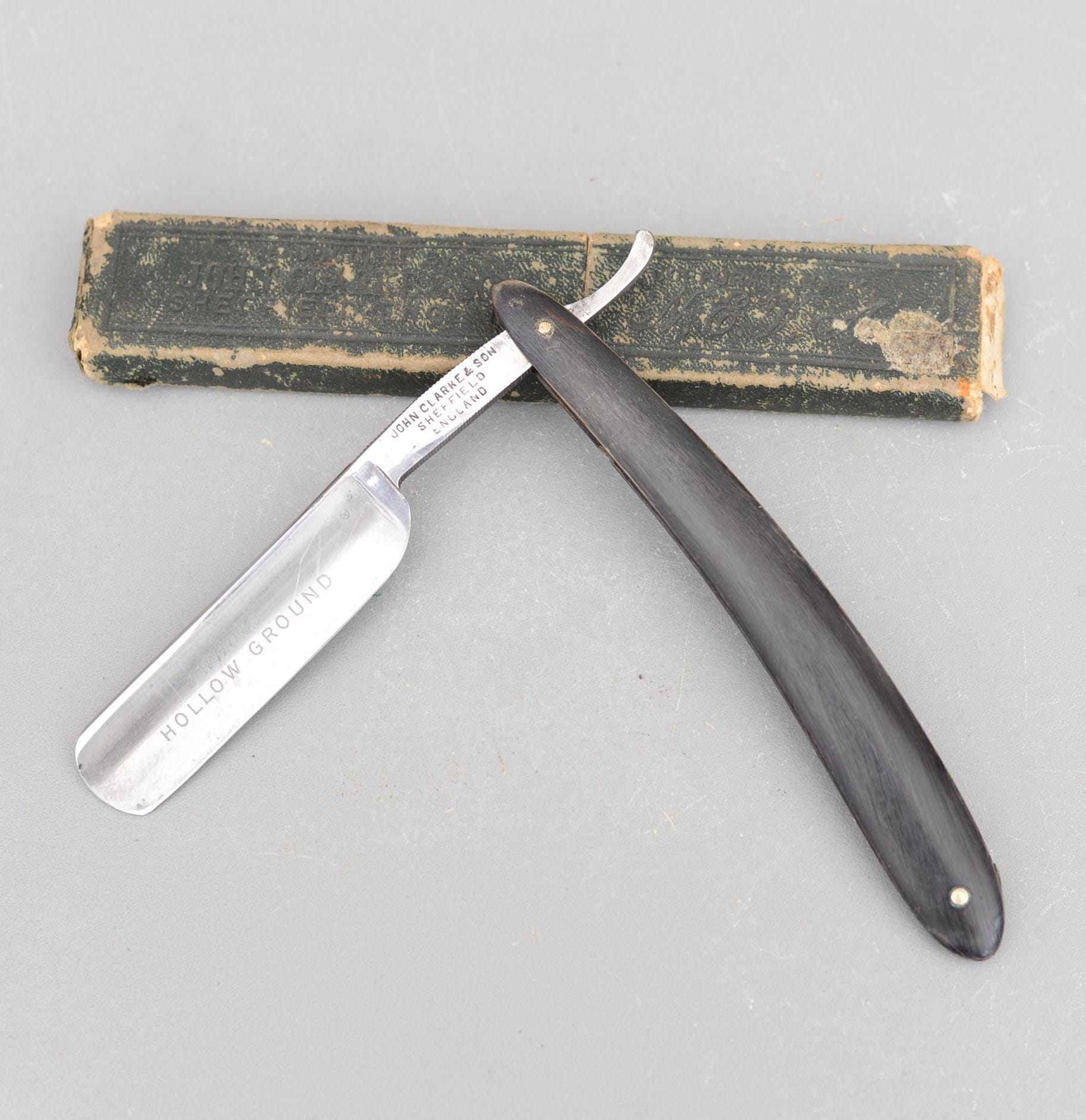 Vintage John Clarke & Son Sheffield England Straight Razor - Etsy