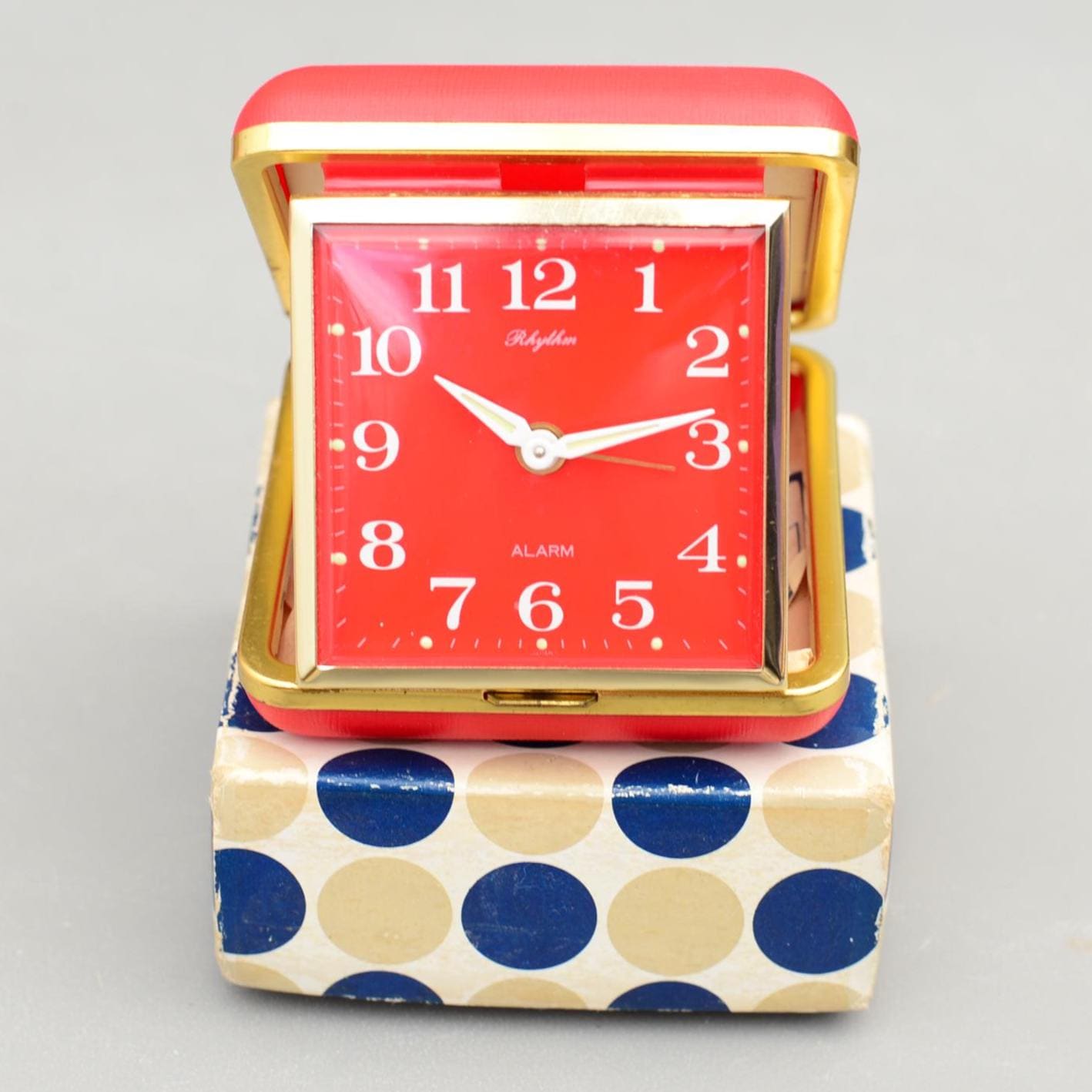 Rhythm Travel Alarm Clock - Etsy