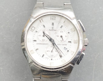 Festina 669801 Chronograph Quartz Watch Wristwatch Men