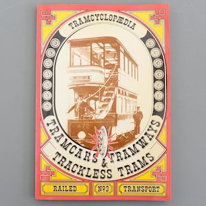 Stary tramwajowy pocztówka z 1979 roku Tramcyclopaedia nr 3 Transport szynowy Kompletny zestaw