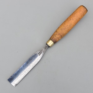 Vintage J.W.Ward Sheffield 26,5 mm Schnitzröhre aus Buchsholz