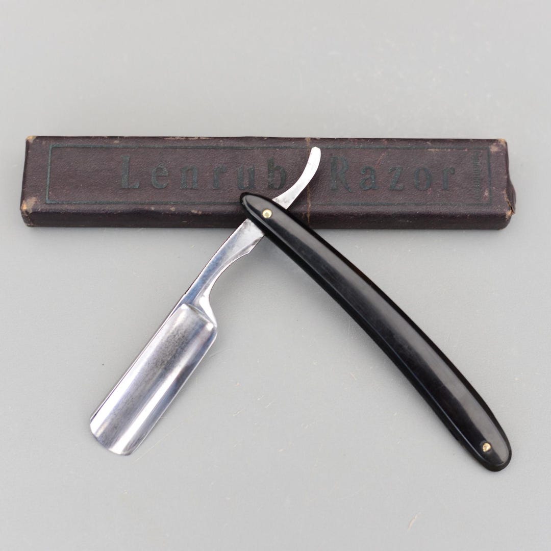 Lithe Razor Vintage Lenrub Small Straight Razor Cut Throat Razors - Etsy