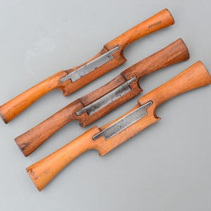 Set 3 Vintage Wooden Spokeshave