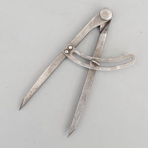 Vintage Rare W.Marples & Sons Sheffield 6'' Järn Vinglås Avdelare Kompassbromsok