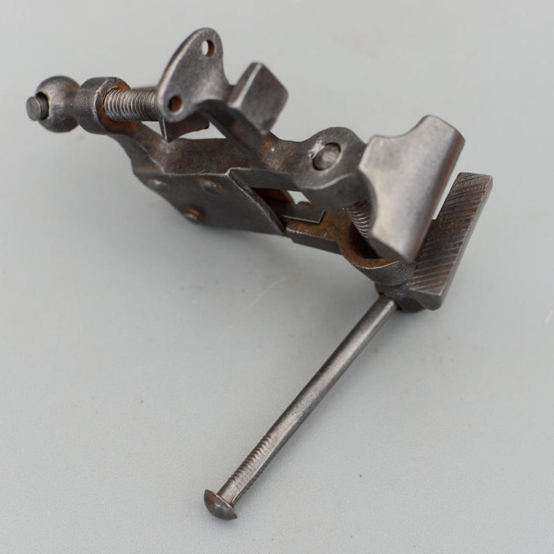 Vintage Hand Forged Jewellers Clockmakers Bench Vice With Anvil - Etsy ...