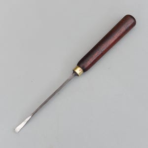 Scalpello piatto a cucchiaio vintage J.B. Addis & Sons Sheffield England da 6 mm