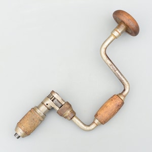 Vintage STANLEY nr 78 8'' Tillverkad i England Spärrhake Bits Stag Handborr