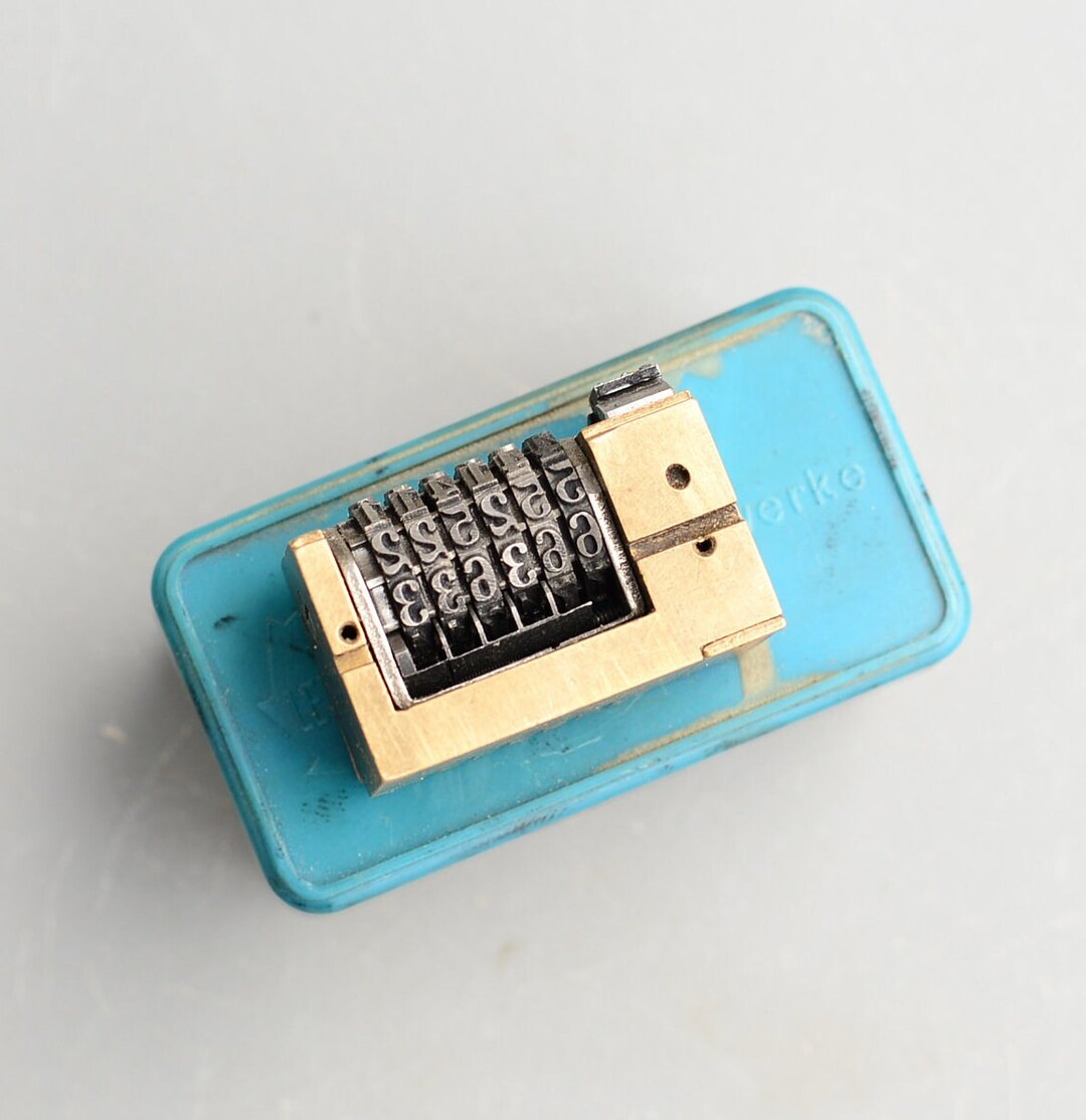 Vintage No 17646 Numbering Machine No 6 Digit Letterpress - Etsy