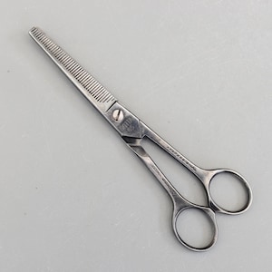 Vintage Grah & Plumacher Gotta 65 ciseaux à effiler 6" professionnel ultra qualité Solingen Weyer Allemagne