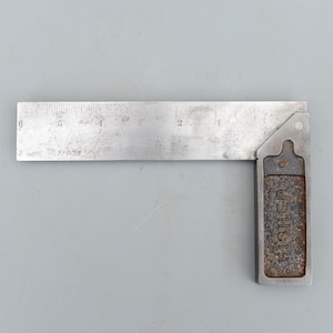 Vintage O.Fisher & Co. England nr 1952 Helstålsvinkelvinkel 6'' Mätverktyg tum