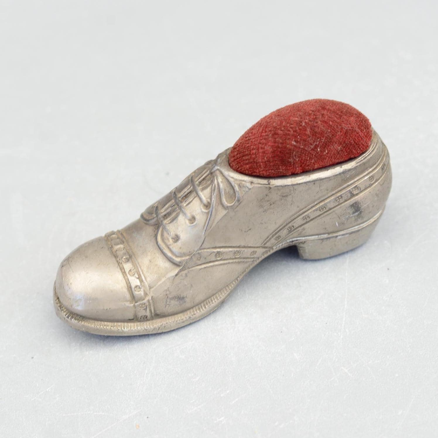 ヴィンテージ 外国製 裁縫用ピンクッション オックスフォードシューズ