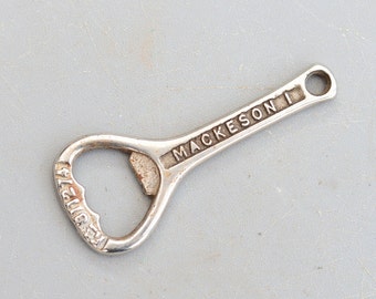 Vintage Mackeson Rd811274 Cast Iron Collectable Bottle Opener