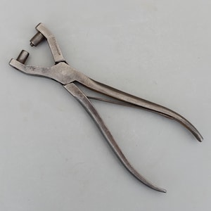 Alicates vintage George Barnsley n.° 3 para zapatero con cierre de ojales articulados