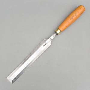 Vintage James Howarth Sheffield Bevel Edge Flat Chisel 31mm Boxwood