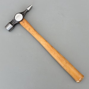 Martillo de peña cruzada Stanley WO de 8 oz, antiguo,