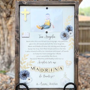 Godparents Proposal | Godparent Gift | Propuesta Para Padrinos | Propuesta Para Madrina | Regaló Para Los Padrinos | Baptism Proposal