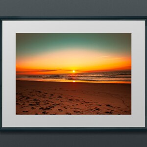 Ocean Sunrise, image imprimable, lever de soleil sur l&#39;océan, lever du soleil sur l&#39;océan Atlantique, lever de soleil sur la ville de l&#39;océan, lever de soleil sur l&#39;art mural, plage, lever de soleil sur la plage