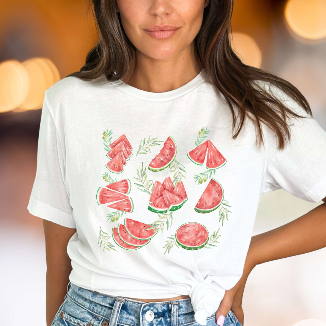 Watermelon Tshirt Womens Fruit Graphic Tee Palestine Shirt - Etsy