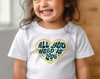 All You Need Is Love-T-shirt voor peuters - Jordan Love Shirt