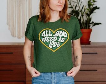 All You Need Is Love T-shirt - Jordan Love-shirt - uniseks jersey