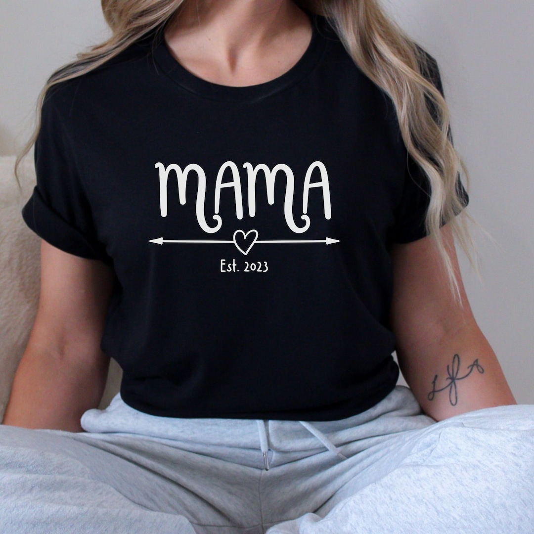 Personalized Mom Shirt With Year, Custom Mom Shirt, Est Date Mom Shirt