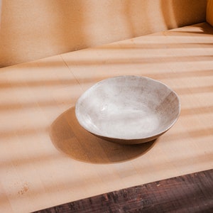 Ceramic white bowl image 1