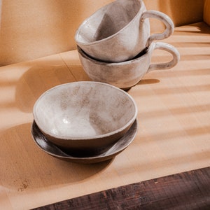 Ceramic white bowl image 3
