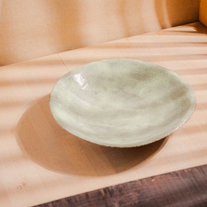 Ceramic green plate image 1
