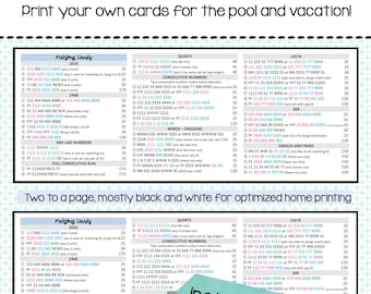 Mini Travel Mahjong Card- Instant Download!