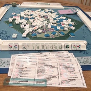 Mini Travel Mahjong Card- Instant Download! image 5