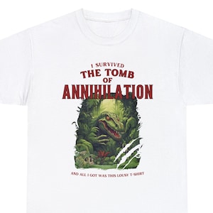 I Survived The Tomb - DnD Shirt