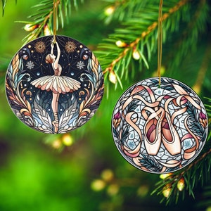 Prima Ballerina Dreams: Dual-Sided Ballet Ornament