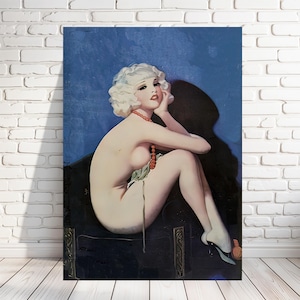 Classic Pinup,"Tattletales" Magazine, 1930's,  Vintage Reproduction, Sexy, Multiple Sizes, Prints, Posters, Wall Art  [202-411]