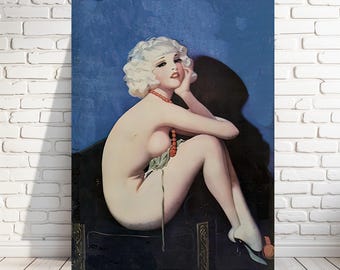 Classic Pinup,"Tattletales" Magazine, 1930's,  Vintage Reproduction, Sexy, Multiple Sizes, Prints, Posters, Wall Art  [202-411]