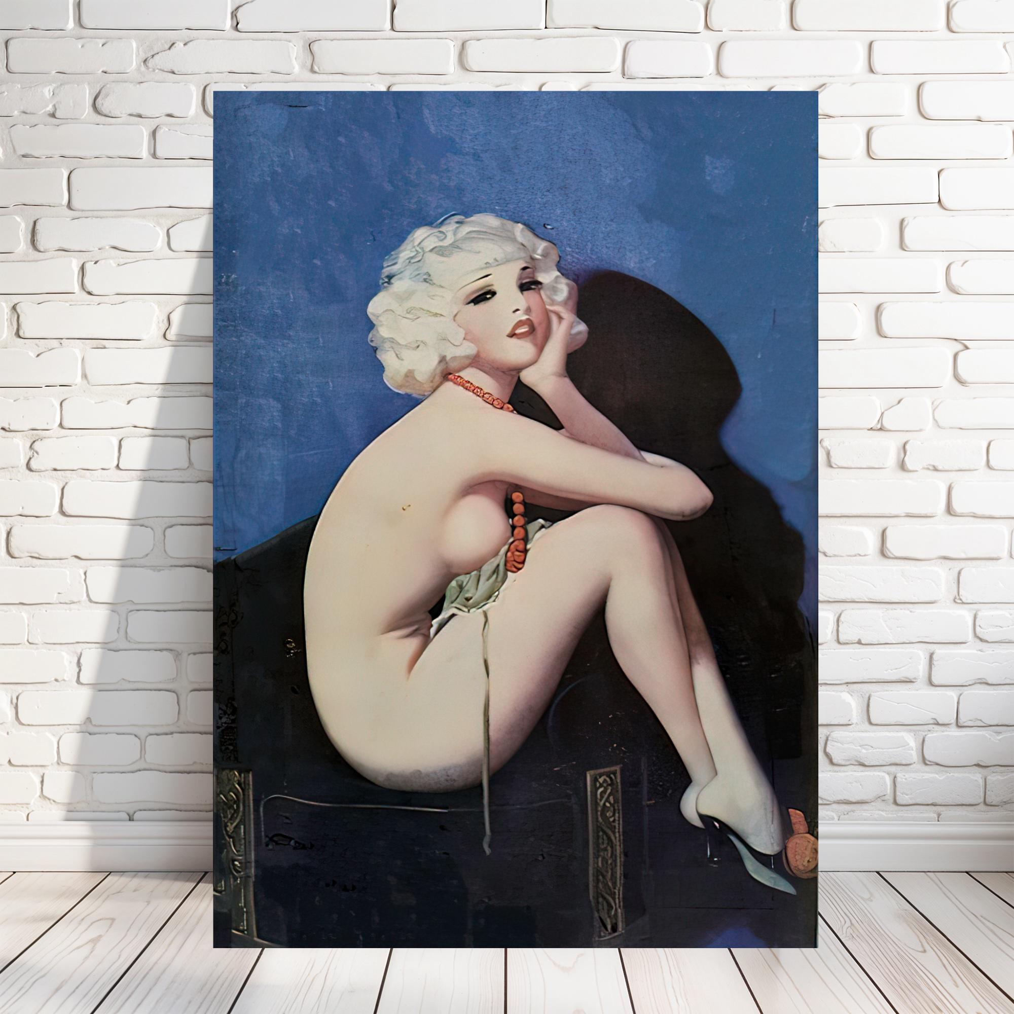 She understood how to pose for 1950s explicit shoots