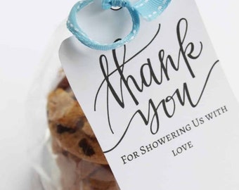 Thank You Tag for Baby Shower- Generic baby shower favor tag