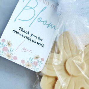 Baby in Bloom Baby Shower Favor Tags- Instant Download