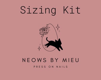 Sizing Kit | Handmade Press On Nail | Neows By Mieu