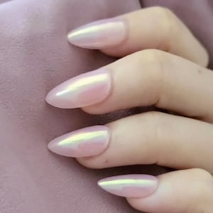 Natural Chrome nails| Press On Nails |Jelly Nails | Neows By Mieu
