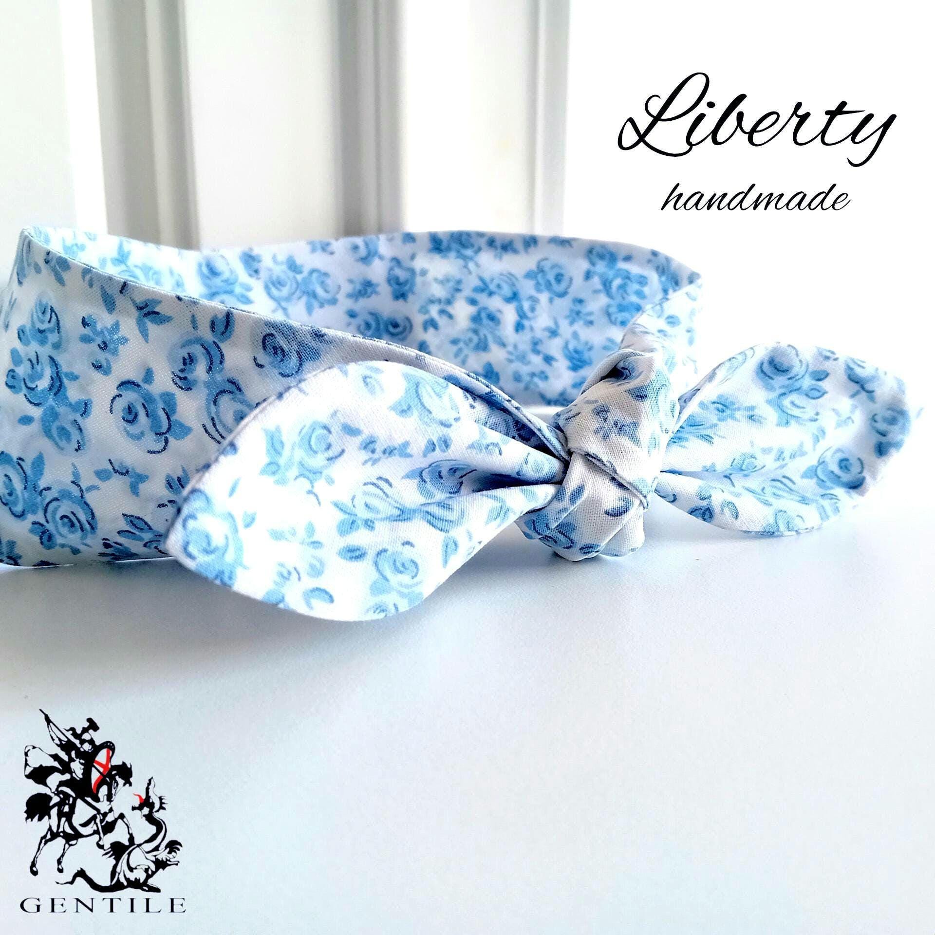 Floral Bow Headband made in Italy Joli Flower Headband – Baby Beau and Belle main image 3