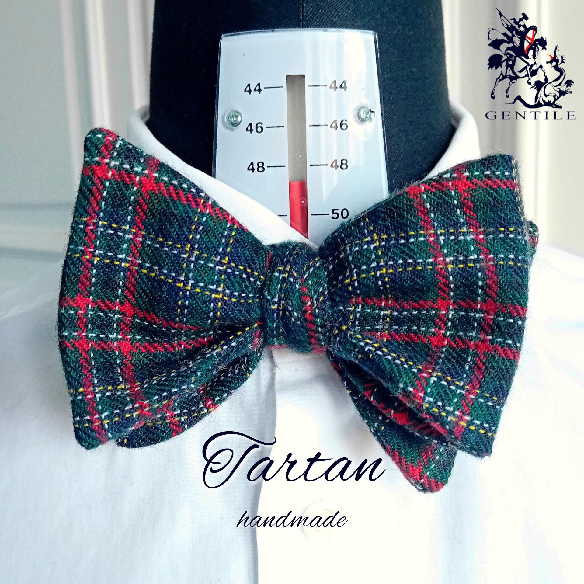 Cravate 7 Plis En Soie 100% - Motif Tartan Beige/marron - Made In Italy - Neuf Avec étiquettes