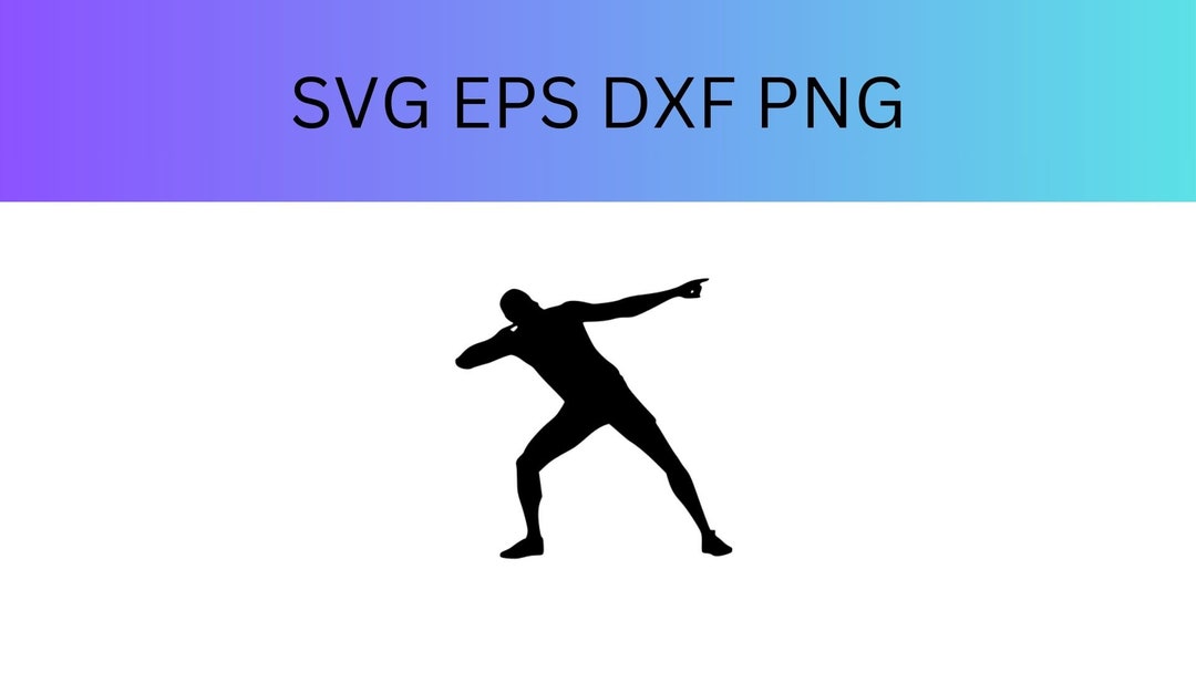 Usain Bolt (Suit) Silhouette En Carton Taille Mini