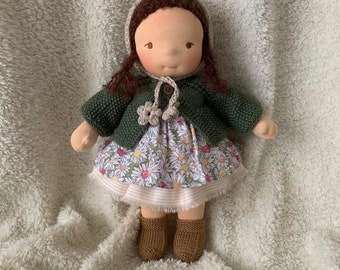 Handmade Waldorf Doll 11.9 inch (30 cm) Perfect Gift for Kids